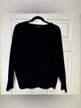 Cyrus Black Long Sleeve Lightweight Sweater Women's Size L